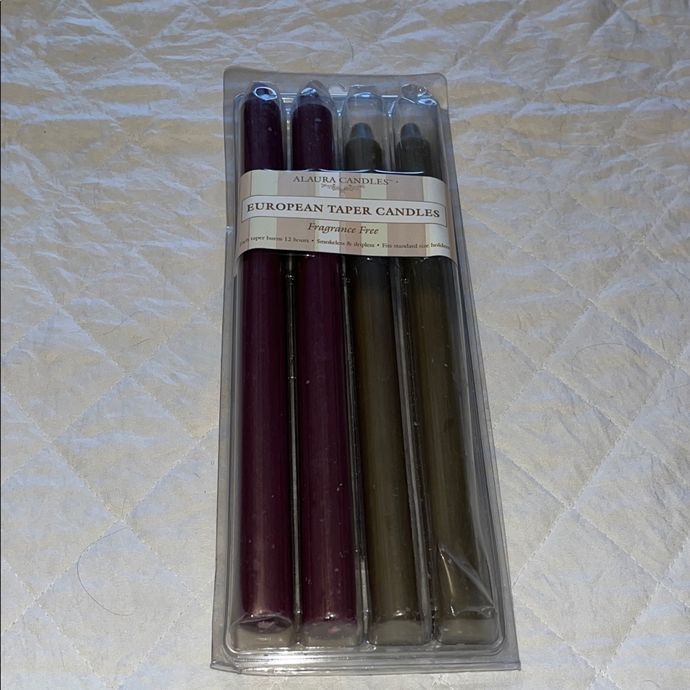 Alaura European Taper Candles Set of 6